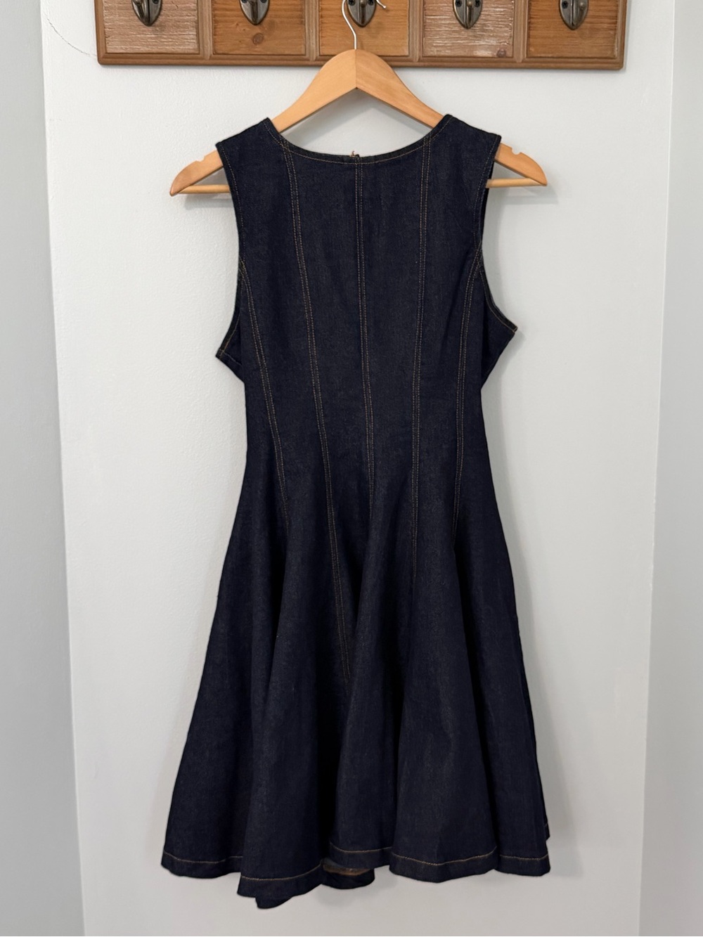 Freemarket sleeveless denim mini dress in size S
